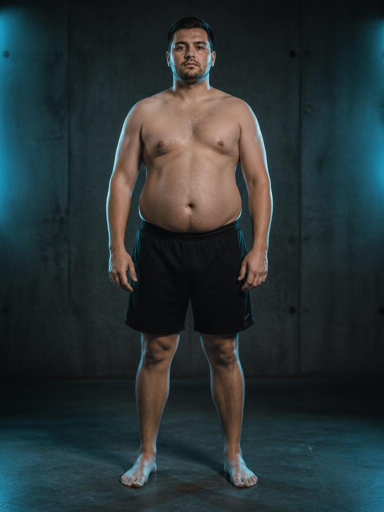 James R., 12 Week Transformation — before